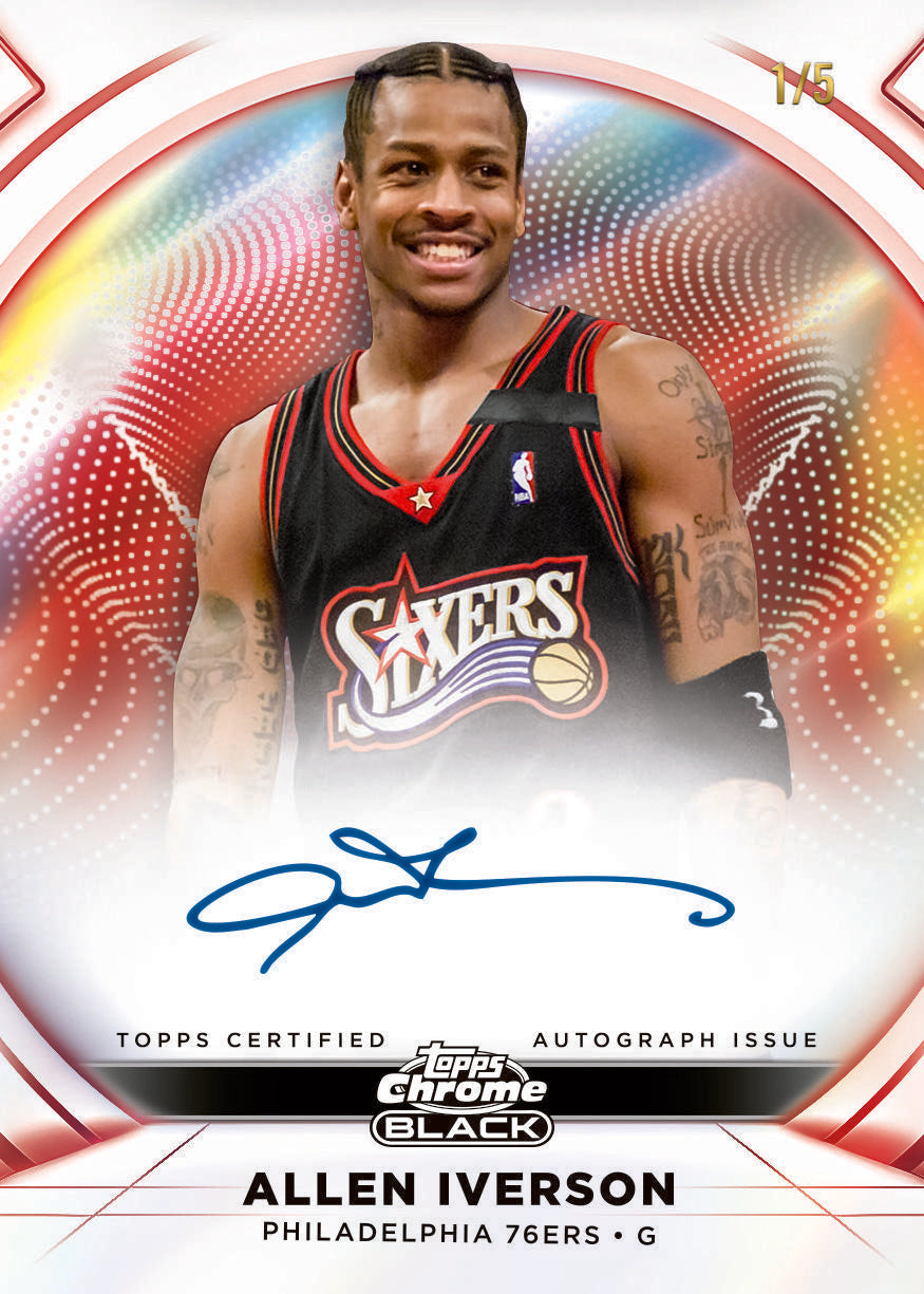 2025/26 Topps Chrome Black Basketball Hobby Box