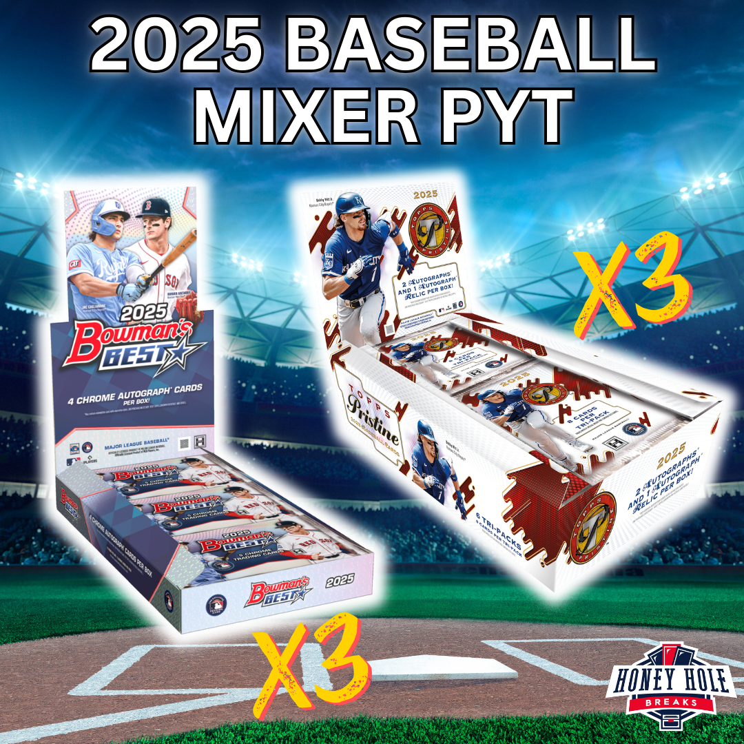 3x 2025 Bowman's Best Hobby, 3x 2025 Topps Pristine Baseball Hobby - PICK YOUR TEAM Break #1564