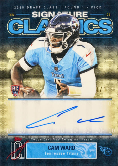 2025 Topps Signature Class Football Blaster Box