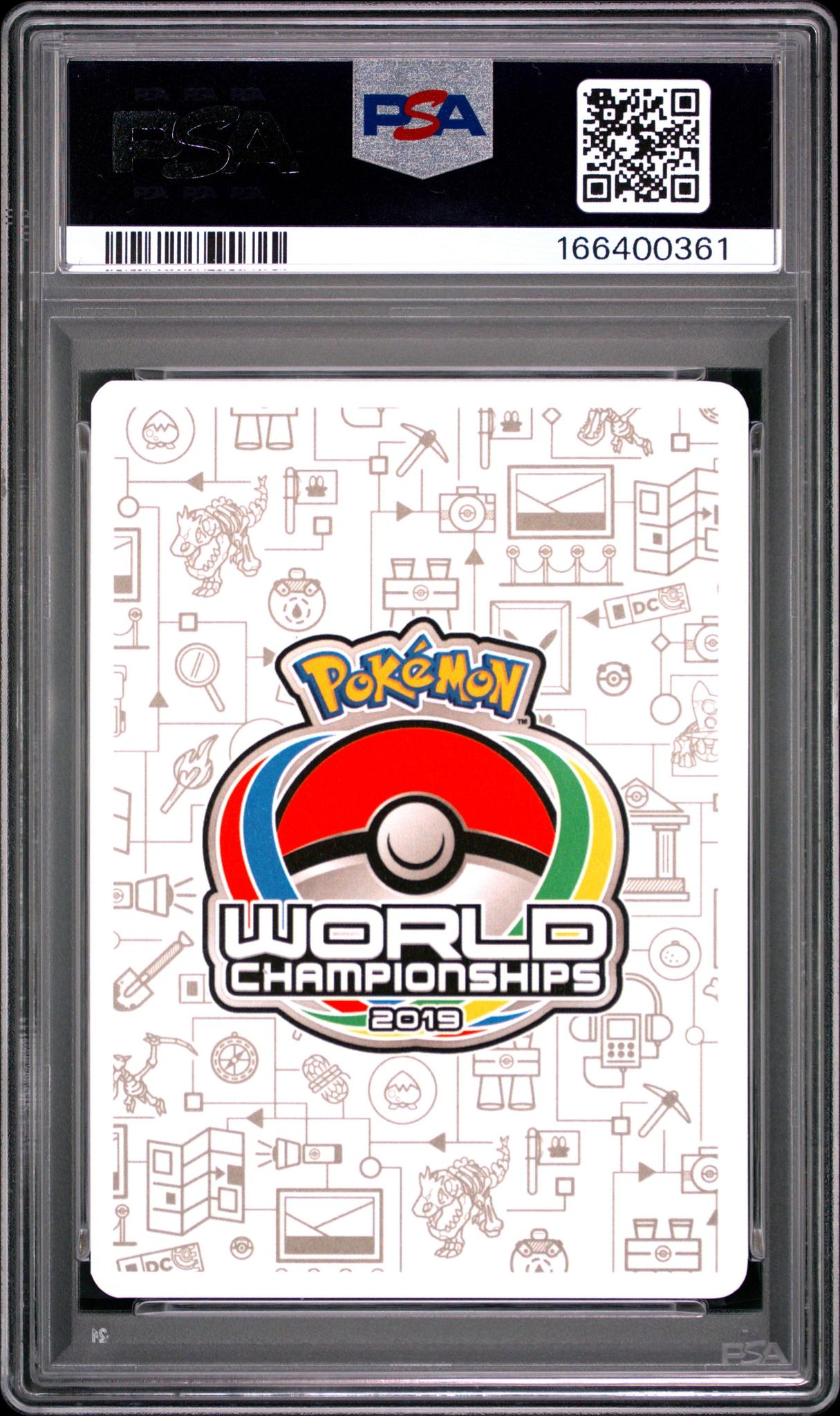 2019 Pokemon 2019 World Championships Deck: Perfection #71 Mewtwo & Mew Gx PSA 10