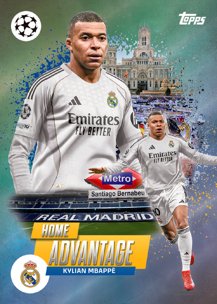 2025/26 Topps UEFA Club Competitions Soccer Hobby Box