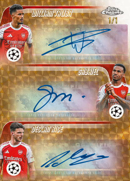 2025/26 Topps UEFA Club Competitions Chrome Soccer Hobby Box