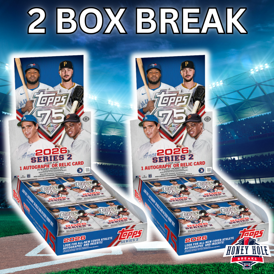 $15 2 Box 2026 Topps Series 2 Baseball Hobby -  RANDOM TEAM Break #1856