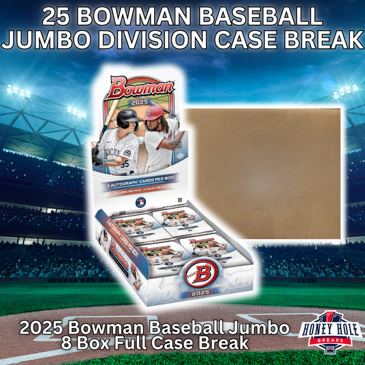 2025 Bowman Baseball Jumbo Divisional Case Break