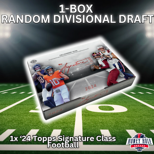 1x '24 Topps Signature Class Football - Random Division Draft Break #1081
