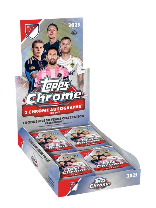 2025 Topps MLS Chrome Soccer Hobby Box