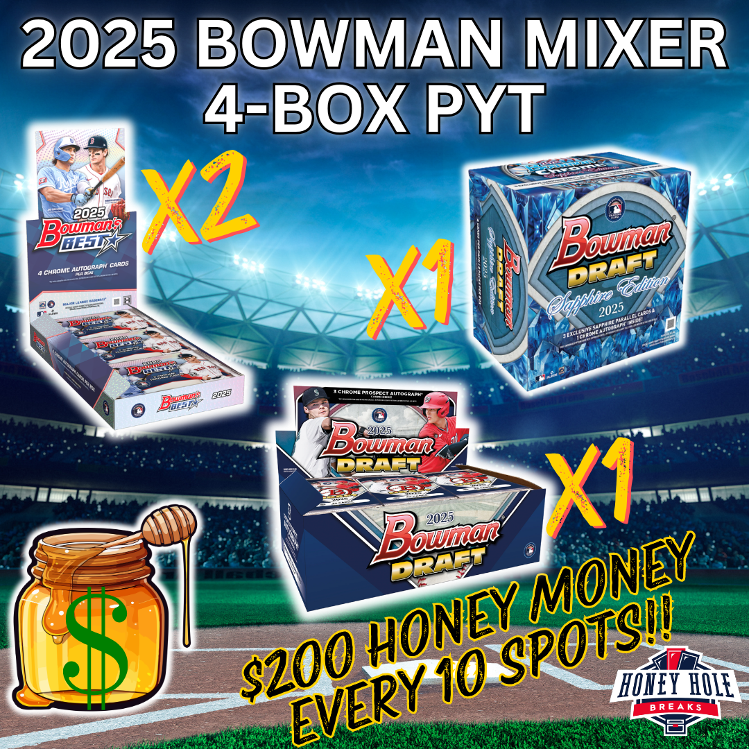 2x 2025 Bowman's Best, 1x 2025 Bowman Draft Hobby, 1x 2025 Bowman Draft Sapphire - PICK YOUR TEAM Break #1595