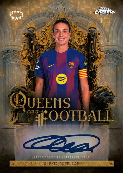 2025/26 Topps UEFA Women's Champions League Chrome Soccer Hobby Box