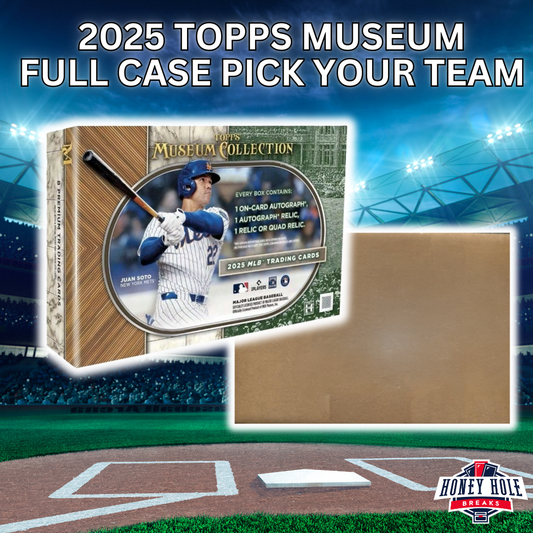 FULL CASE 2025 Topps Museum Collection Baseball Hobby (8 Boxes) - PICK YOUR TEAM Break #1505