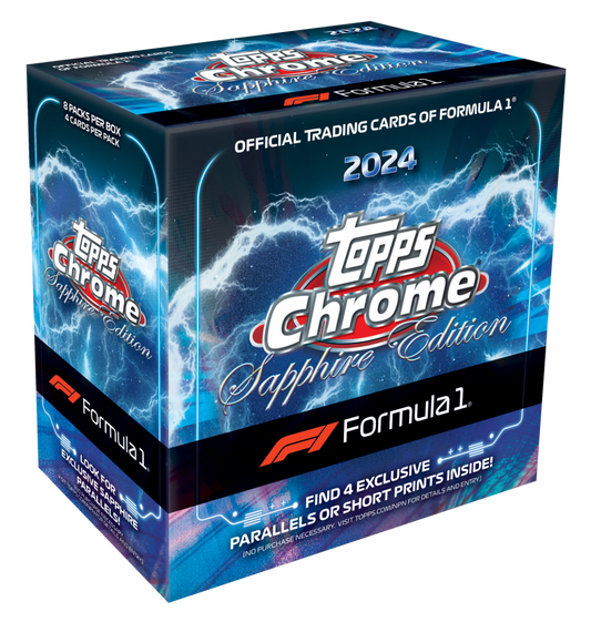 2024 Topps Chrome Formula 1 Racing Sapphire Edition Box