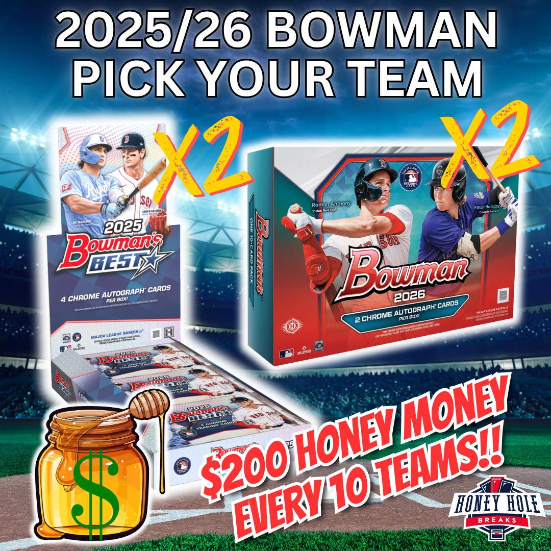 2x 2026 Bowman Baseball Delight, 2x 2025 Bowman's Best Baseball Hobby - PICK YOUR TEAM Break #1736