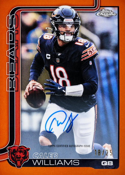 2025 Topps Chrome Football Hobby Box