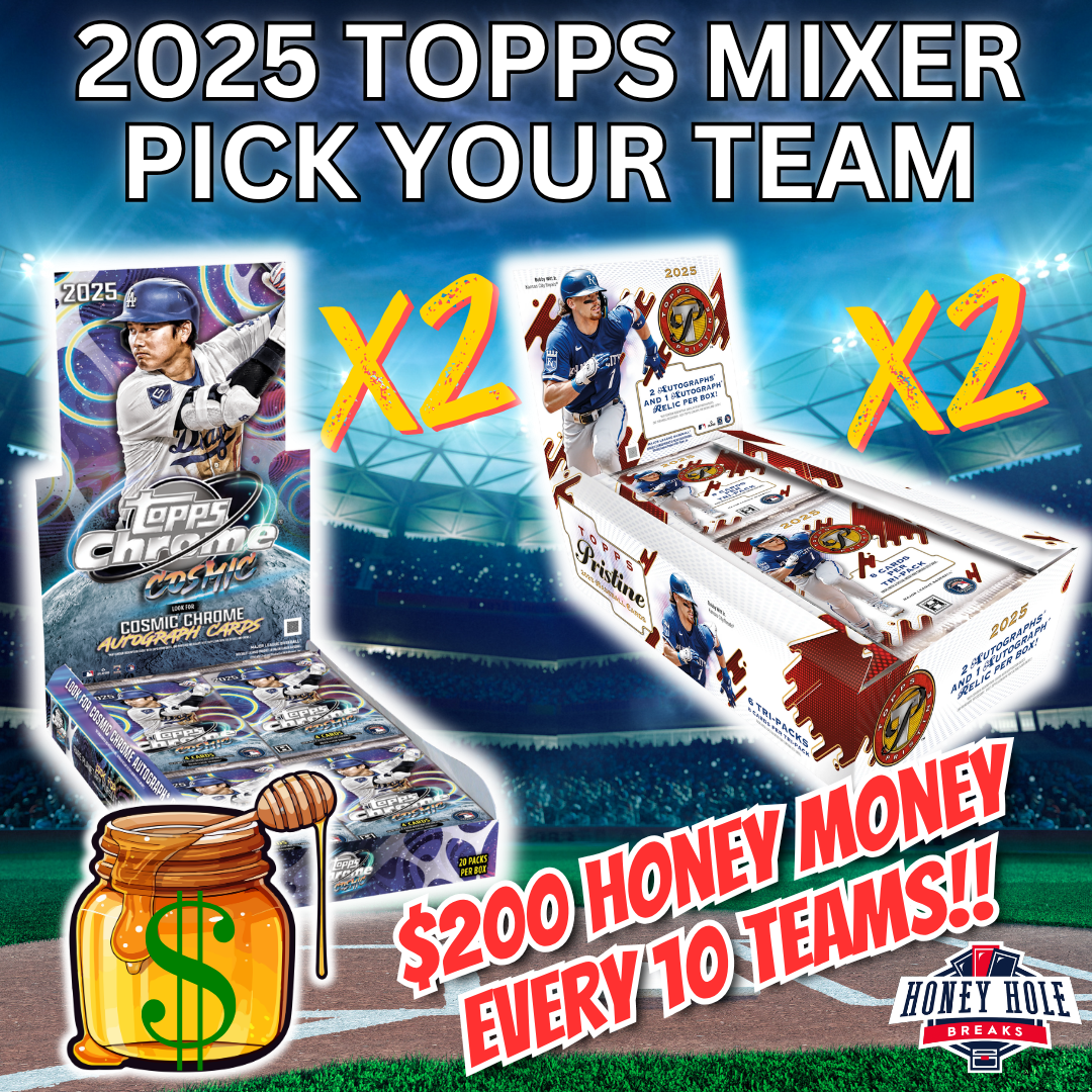 2x '25 Cosmic Chrome Baseball Hobby, 2x '25 Topps Pristine Baseball Hobby - PICK YOUR TEAM Break #1660