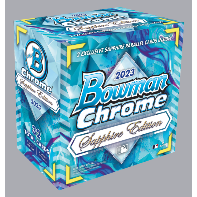 2023 Bowman Chrome Baseball Sapphire Edition Box