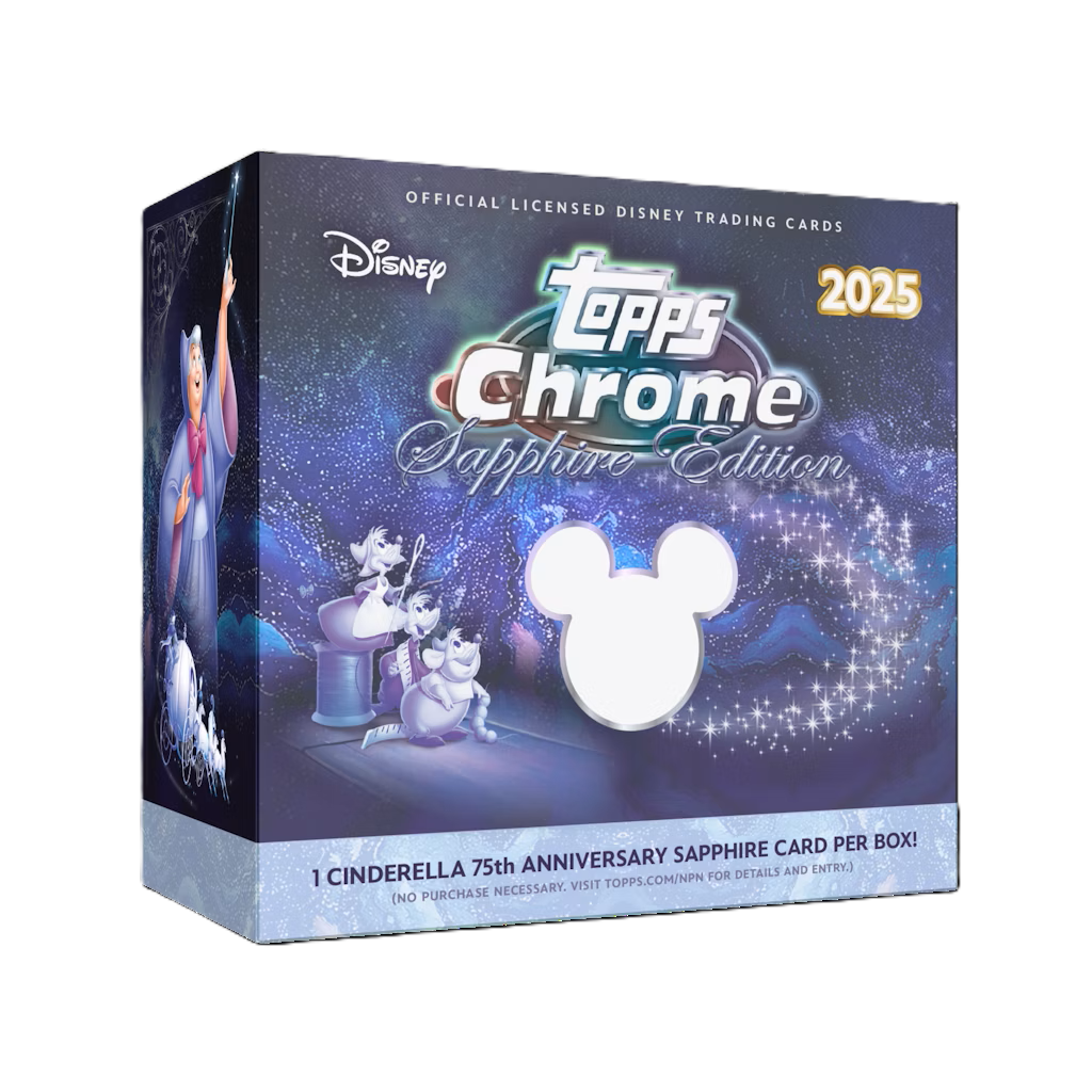 2025 Topps Chrome Disney Sapphire Edition Box