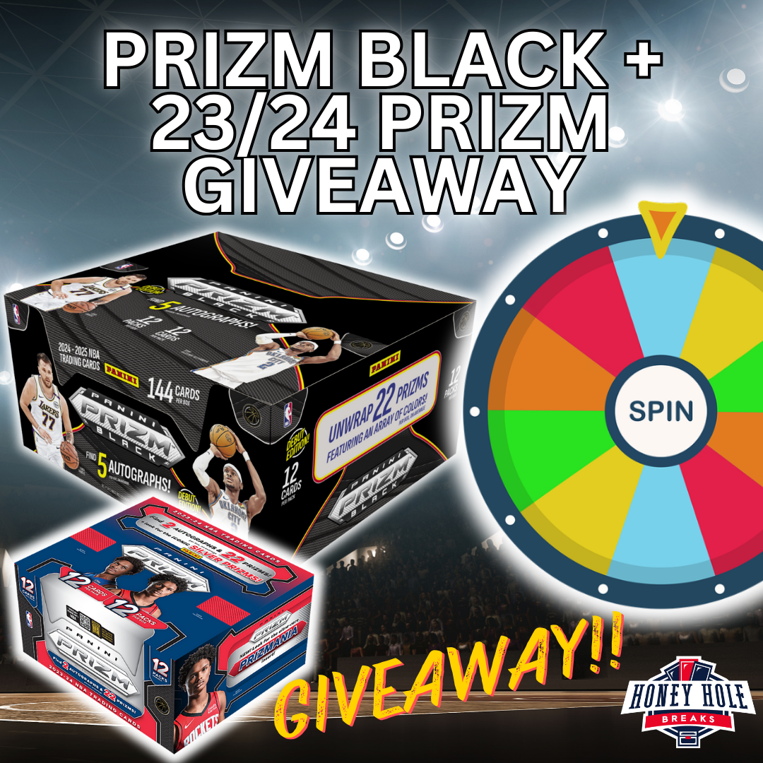 WHEEL SPINS!! 1x 2024/25 Panini Prizm Black Basketball + 23/24 Prizm Giveaway!! - Break #1246