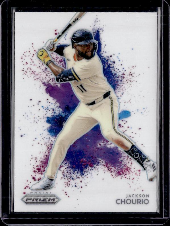 2026 Panini Prizm #98 Jackson Chourio Color Blast SSP