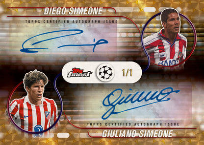 2025/26 Topps UEFA Club Competitions Finest Soccer Hobby Box
