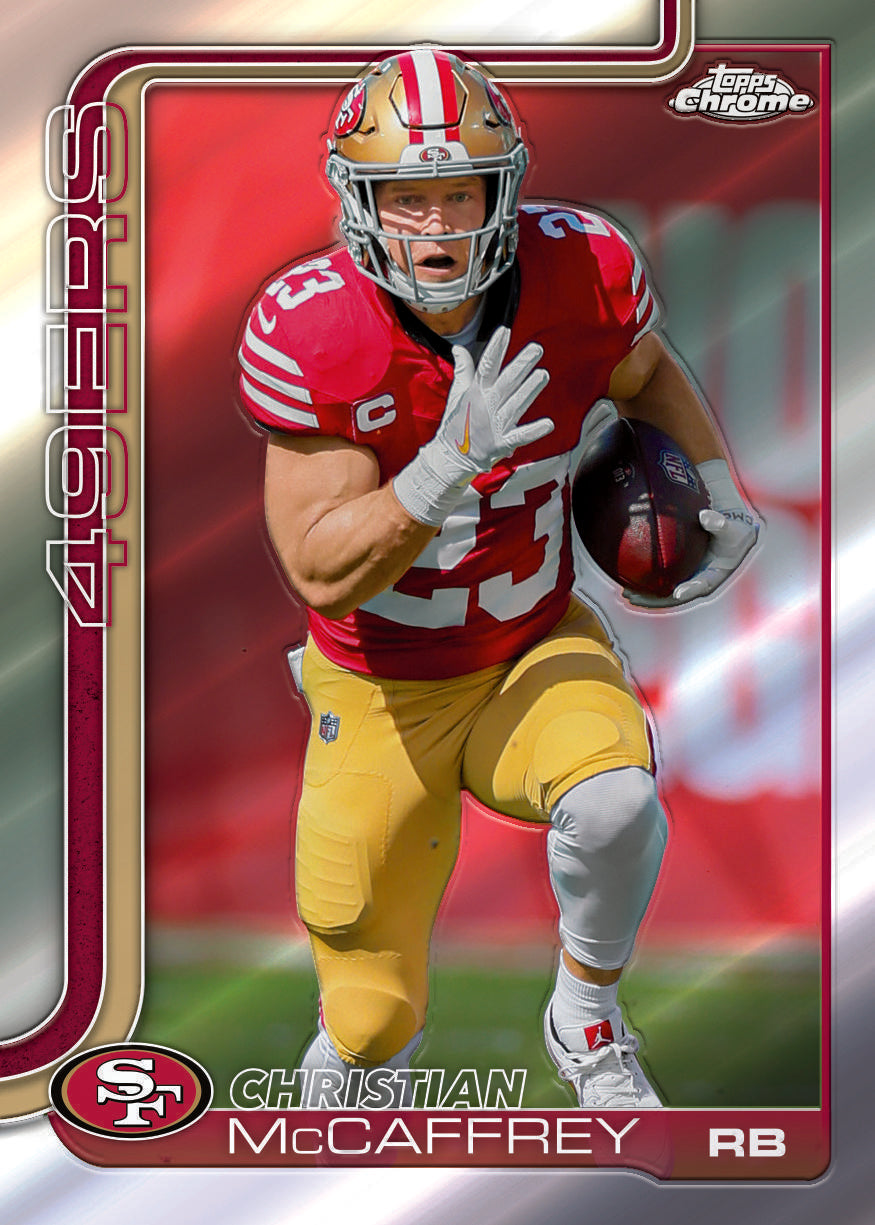 2025 Topps Chrome Football Hobby Box