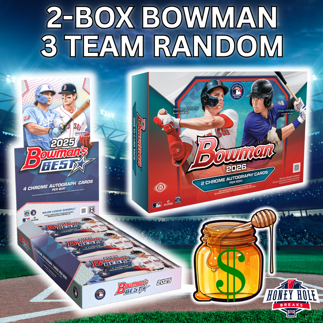 1x 2026 Bowman Baseball Delight, 1x 2025 Bowman's Best Baseball Hobby - 3 RANDOM TEAM Break #1726