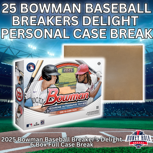 2025 Bowman Baseball Breaker's Delight Personal Case Break