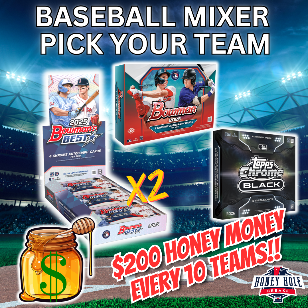 1x '26 Bowman Baseball Delight, 2x '25 Bowman's Best Baseball Hobby, 1x '26 Topps Chrome Black Baseball Hobby - PICK YOUR TEAM Break #1752