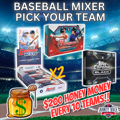 1x '26 Bowman Baseball Delight, 2x '25 Bowman's Best Baseball Hobby, 1x '26 Topps Chrome Black Baseball Hobby - PICK YOUR TEAM Break #1752