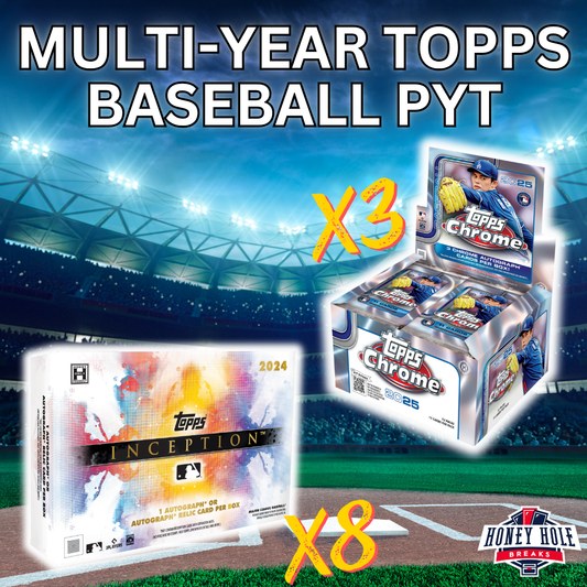 FULL CASE '24 Topps Inception (8 BOXES), 3x '25 Topps Chrome Jumbo - PICK YOUR TEAM Break #1090