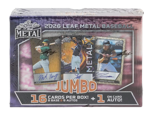 2026 Leaf Metal Baseball Jumbo Box