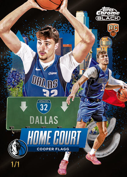 2025/26 Topps Chrome Black Basketball Hobby Box