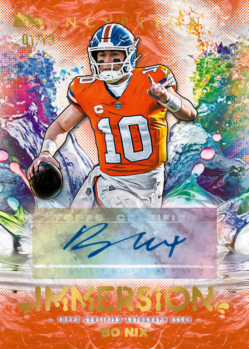 2026 Topps Inception Football Hobby Box