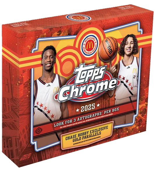 2025 Topps Chrome McDonald's All American Basketball Hobby Box