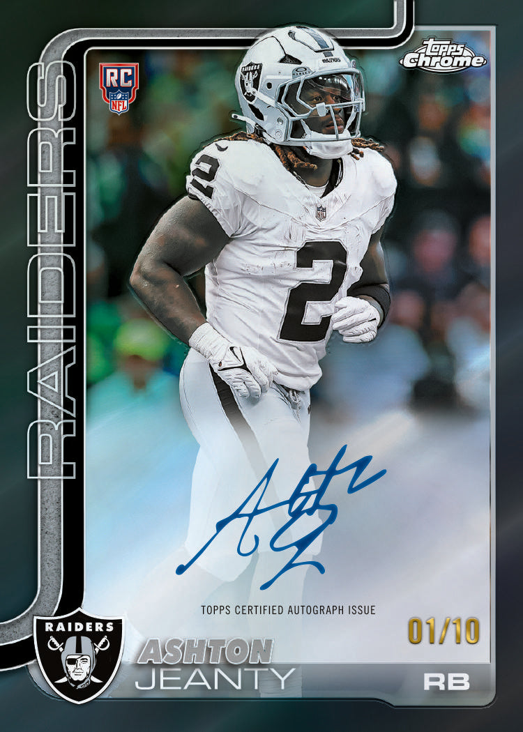 2025 Topps Chrome Football Mega Box