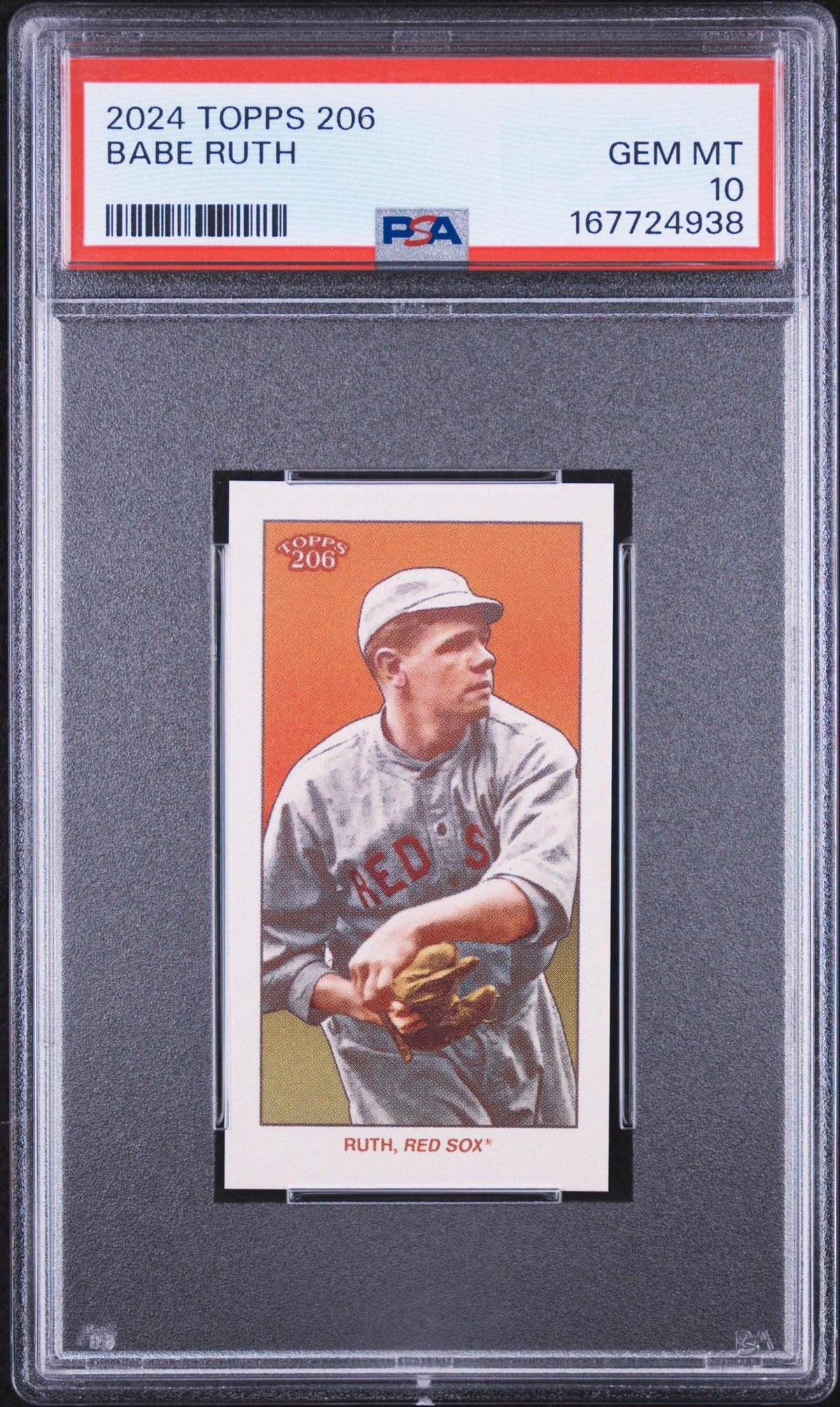 2024 TOPPS 206 BABE RUTH PSA 10