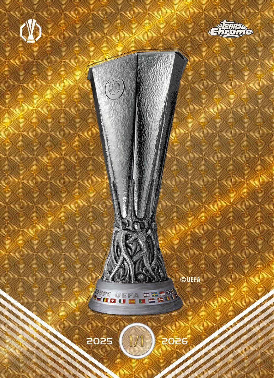 2025/26 Topps UEFA Club Competitions Chrome Soccer Jumbo Box