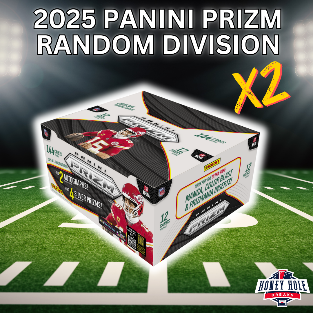 2x 2025 Panini Prizm Football Hobby - RANDOM DIVISION Break #1435
