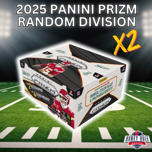 2x 2025 Panini Prizm Football Hobby - RANDOM DIVISION Break #1435