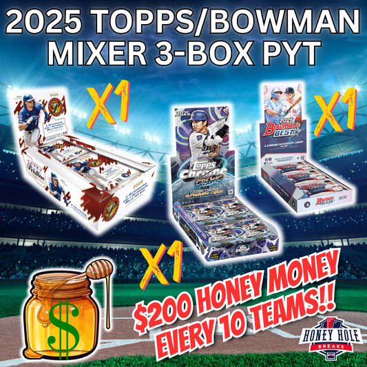1x Cosmic Chrome, 1x Bowman's Best, 1x Pristine - PICK YOUR TEAM Break #1624