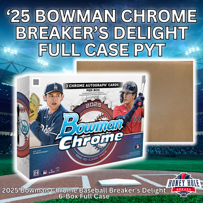 FULL CASE 2025 Bowman Chrome Baseball Breaker's Delight - PICK YOUR TEAM Break #1185