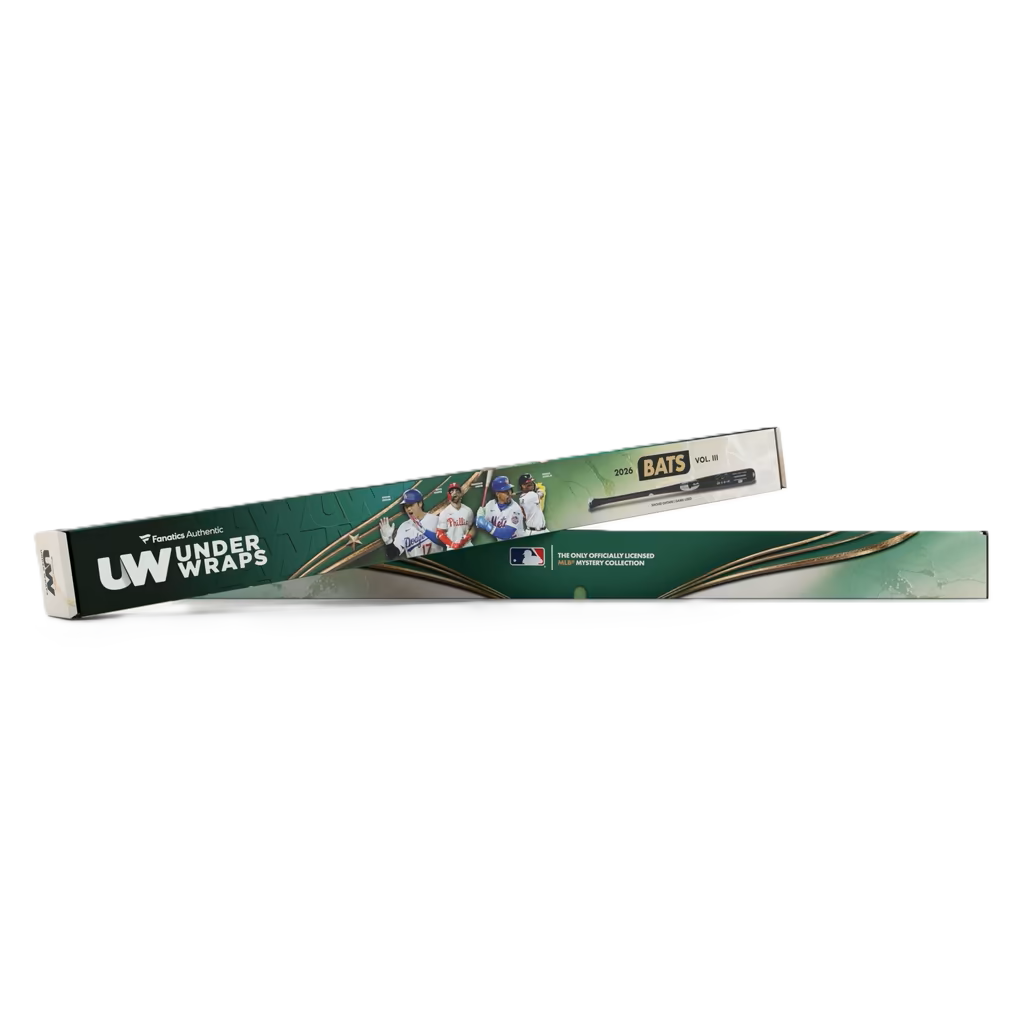 2026 Under Wraps Autographed MLB Bats Volume III - Single Mystery Box