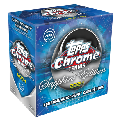 2024 Topps Chrome Tennis Sapphire Edition Box