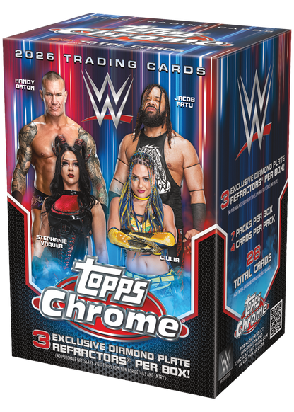 2026 Topps Chrome WWE Blaster Box