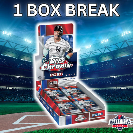 1 Box 2026 Topps Chrome Baseball Hobby -  RANDOM TEAM Break #1914