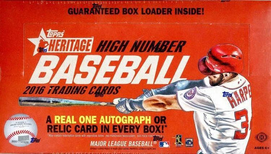2016 Topps Heritage High Number Baseball Hobby Box