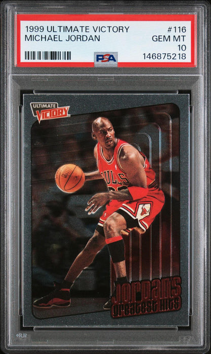 1999 ULTIMATE VICTORY 116 MICHAEL JORDAN PSA 10