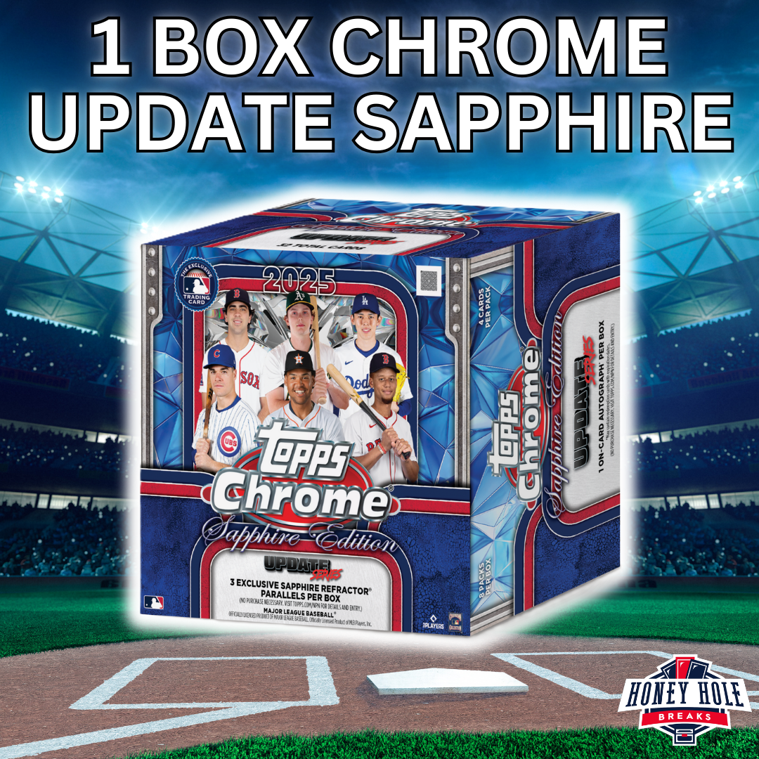 1x 2025 Topps Chrome Update Sapphire - 3 RANDOM TEAM Break #1381