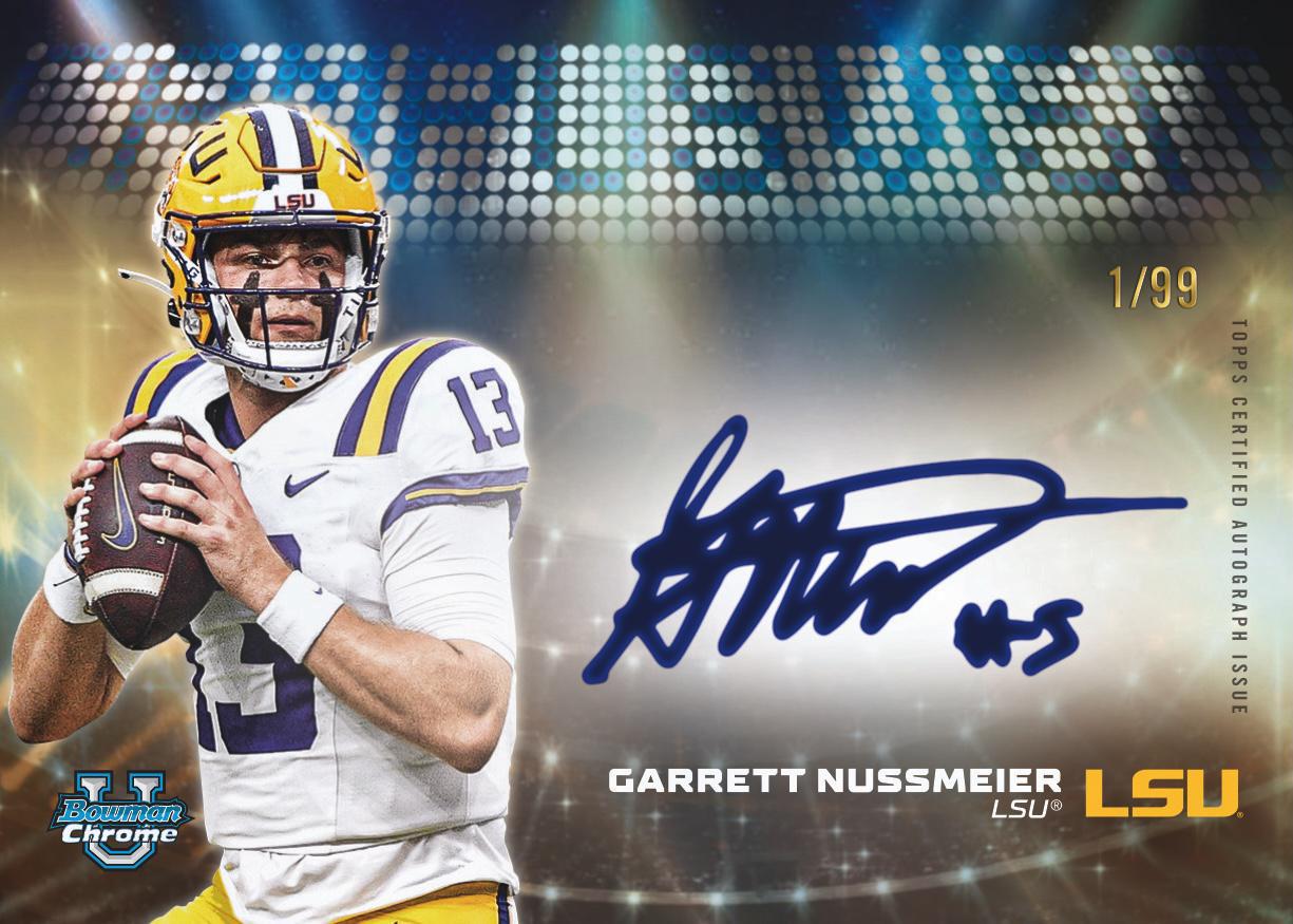 2025 Bowman Chrome University Football Blaster Box