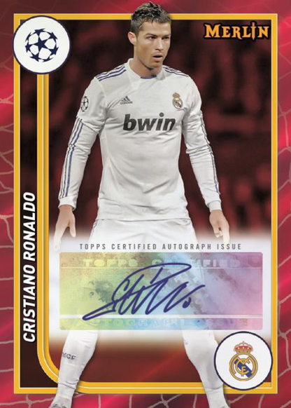 2023/24 Topps UEFA Club Competitions Merlin Chrome Soccer Hobby Box