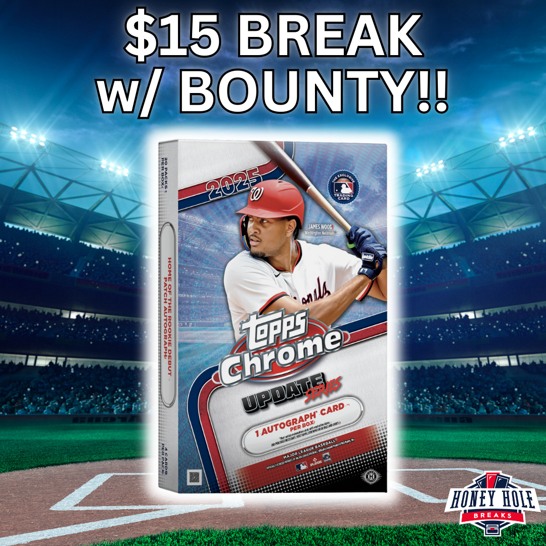 $15 1 Box 2025 Topps Chrome Update Baseball Hobby -  RANDOM TEAM Break #1392