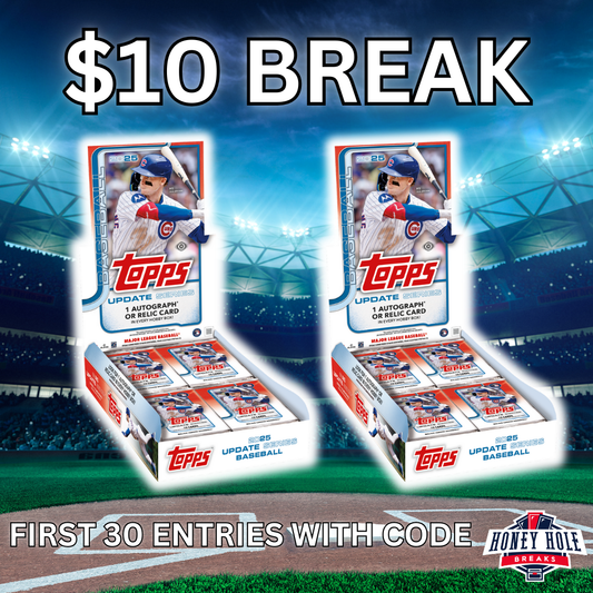 $10 2 Box 2025 Topps Update Baseball Hobby -  RANDOM TEAM Break #1271